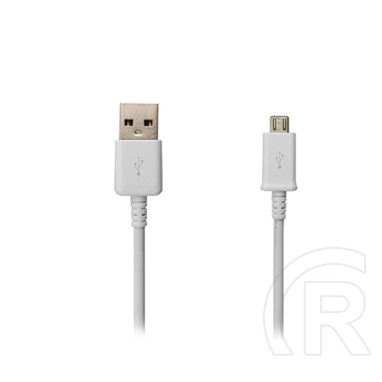 Samsung adatkábel és töltő (usb - microusb, ecb-du4, 100cm) fehér