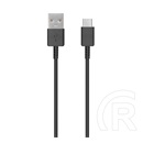 Samsung USB adat- és töltőkábel (A dugó / C dugó, 80 cm, fekete)