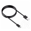 Samsung USB adat- és töltőkábel (A dugó / C dugó, 1 m, fekete)
