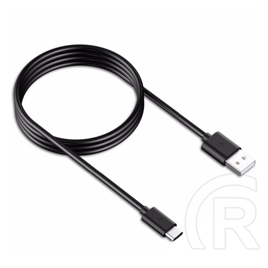 Samsung USB adat- és töltőkábel (A dugó / C dugó, 1 m, fekete)