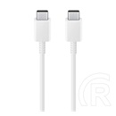 Samsung adatkábel (type-c - type-c, 5a, 100w, pd gyorstöltő, 180cm) fehér