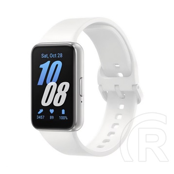 Samsung galaxy fit 3 bluetooth okoskarkötő (szilikon szíj, aktivitásmérő, 5 atm, ip68 vízálló) ezüst