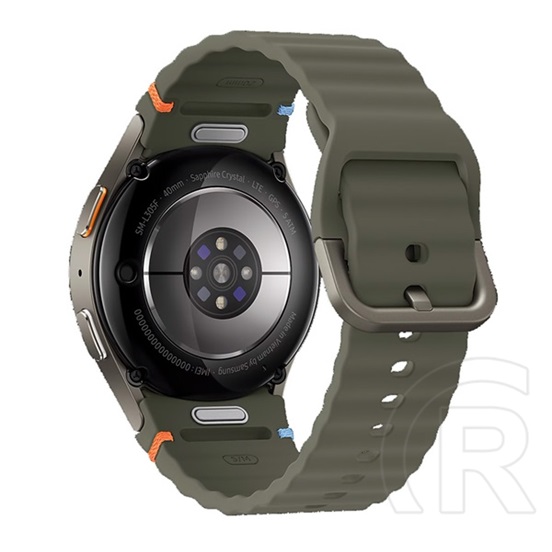 Samsung galaxy watch 7 okosóra (esim, szilikon csuklópánt, 40mm) sötétzöld