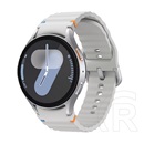 Samsung galaxy watch 7 okosóra (esim, szilikon csuklópánt, 44mm) ezüst