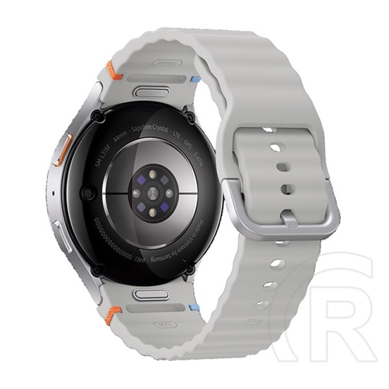Samsung galaxy watch 7 okosóra (esim, szilikon csuklópánt, 44mm) ezüst