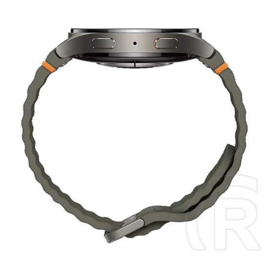 Samsung galaxy watch 7 okosóra (esim, szilikon csuklópánt, 44mm) sötétzöld
