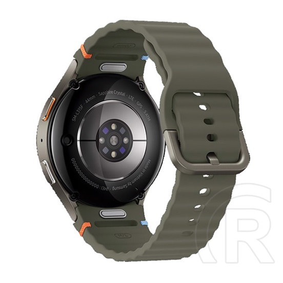 Samsung galaxy watch 7 okosóra (esim, szilikon csuklópánt, 44mm) sötétzöld