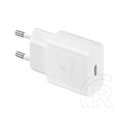 Samsung hálózati töltő type-c  (5v / 2000 ma, 15w, gyorstöltés támogatás) fehér