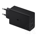 Samsung hálózati töltő (USB-A aljzat + 2xUSB-C aljzat, 65W, fekete)