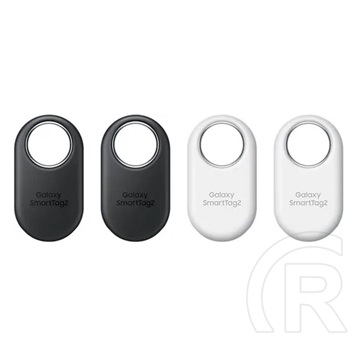 Samsung smarttag2 bluetooth nyomkövető 4db (kulcstartóra, táskára, autóba, valós idejű nyomkövetés) fehér/fekete
