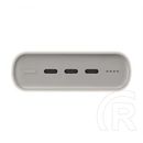 Samsung vésztöltő 3 type-c aljzat (20000 mAh, 45W, PD gyorstöltő, LED jelzés, bézs)
