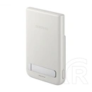 Samsung vésztöltő type-c aljzat (5000mah, 25w, pd gyorstöltő, led jelzés, qi2, kitámasztó) szürke