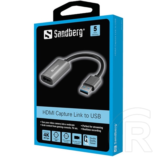 Sandberg HDMI Capture Link to USB-A