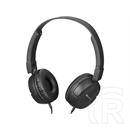 Sandberg Headphone Travel fejhallgató (1,2 m, 3,5 mm jack, 40 mm driver, 32 ?, kábelvezérlő)