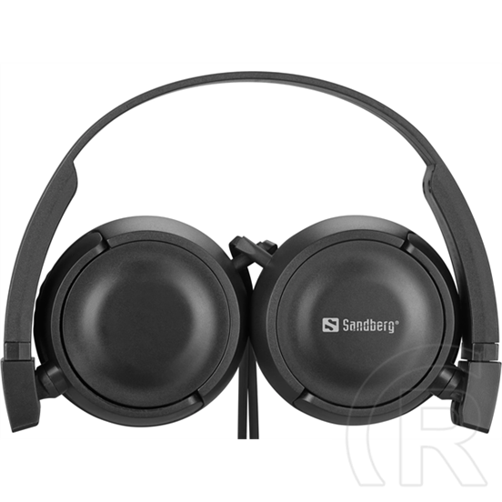 Sandberg Headphone Travel fejhallgató (1,2 m, 3,5 mm jack, 40 mm driver, 32 ?, kábelvezérlő)