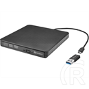 Sandberg Külső DVD-író (USB-C/USB-A, 30 cm kábel, CD 24x, DVD 24x, DVD írás 8x, DVD±R DL 6x, LED)
