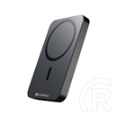Sandberg Mag Wireless Powerbank 5000 hordozható akkumulátor (5000 mAh, USB-C 18W bemenet, USB-C 20W kimenet, vezeték nél