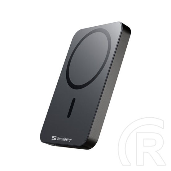 Sandberg Mag Wireless Powerbank 5000 hordozható akkumulátor (5000 mAh, USB-C 18W bemenet, USB-C 20W kimenet, vezeték nél