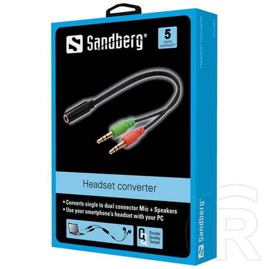 Sandberg Mobil-PC 3,5 mm jack konverter