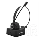 Sandberg Office Headset Pro bluetooth fejhallgató sztereo (v5.0, mikrofon, vezeték nélküli, 15 óra üzemidő, fekete)