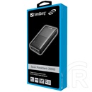 Sandberg Saver Powerbank 20000 hordozható akkumulátor (20000 mAh, Li-polymer, MicroUSB/USB-C bemenet, USB-C + 2× USB-A k