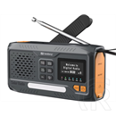 Sandberg Survivor All-in-1 rádió bluetooth (v5.0, 4500mah belső akku, 3w hangszóró, DAB+/FM, napelemes, kézi dinamó)