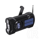 Sandberg Survivor Radio All-in-1 5000 rádió (v5.0, 5000 mAh belső akku, 3W, napelem 5V/95mA, zseblámpa 250 lm)