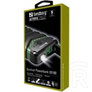 Sandberg Survivor Powerbank (20100 mAh, fekete-zöld)
