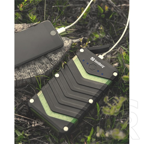 Sandberg Survivor Powerbank (20100 mAh, fekete-zöld)
