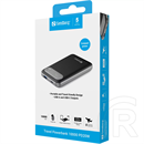 Sandberg Travel powerbank 10000 (10000 mAh, USB-C PD 20W, USB-A 22,5W, LCD kijelző, Li-polimer)