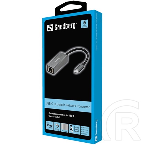 Sandberg USB-C - LAN (RJ45)