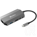 Sandberg USB-C 6-in-1 Travel Dock