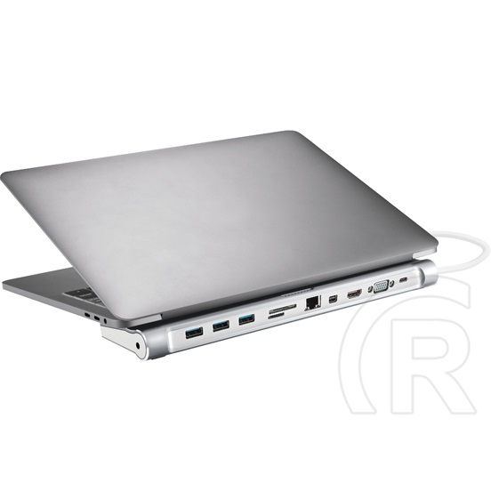 Sandberg USB-C All-in-1 Docking Station (USB, USB-C, HDMI, DP, D-SUB, RJ45, Audio, SD card reader)