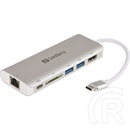 Sandberg USB-C Dock HDMI+LAN+SD+USB, 61W