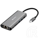Sandberg USB-C Dock HDMI+LAN+SD+USB, 61W