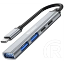 Sandberg USB-C hub (USB-C bemenet, 1x USB-A 3.0, 2x USB 2.0, 1x USB-C adatport, 1x USB-C PD 65W, SuperSpeed 5 Gbit/s)