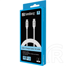 Sandberg USB-C kábel (C dugó / C dugó, USB 3.1 Gen1, 1 m, 65W)