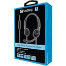 Sandberg USB Office Headset Pro Stereo (fekete)