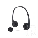 Sandberg USB headset sztereo (vezetékes, mikrofon, USB A csatlakozó, fekete)