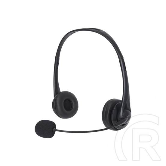 Sandberg USB headset sztereo (vezetékes, mikrofon, USB A csatlakozó, fekete)