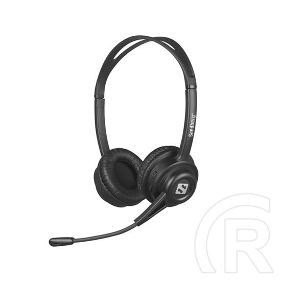 Sandberg bluetooth fejhallgató (v5.3, mikrofon, 24 óra üzemidő, 400 mAh, hatótáv 10 m)