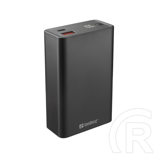 Sandberg hordozható akkumulátor Travel powerbank 20 000 mAh (65W PD, 22,5W USB-A, 77 Wh, Li-ion)