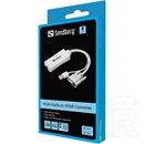 Sandberg kijelző konverter (VGA+audio -> HDMI, HDMI 1.4, HDCP, 1080p)