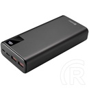 Sandberg powerbank USB-C PD (20000 mAh, 20W USB-C kimenet, 2×USB-A, alumínium, töltéskijelző, átmenő töltés)