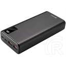 Sandberg powerbank USB-C PD (20000 mAh, 20W USB-C kimenet, 2×USB-A, alumínium, töltéskijelző, átmenő töltés)