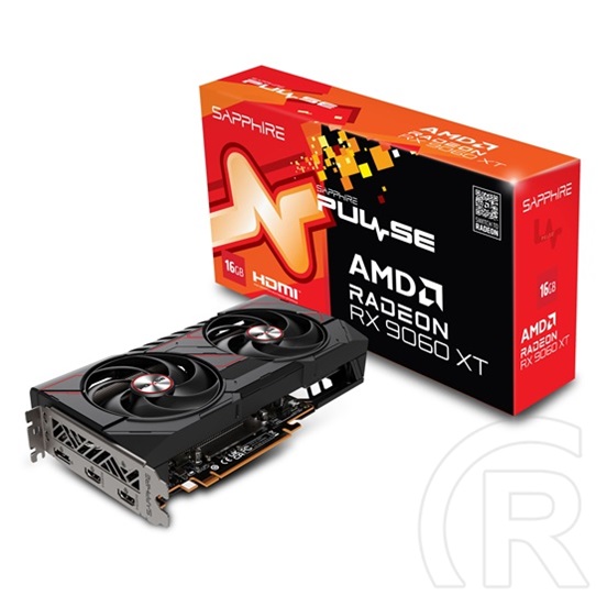 Sapphire Pulse Radeon RX 9060 XT VGA (PCIe 5.0, 16 GB GDDR6, 128 bit, DP+2xHDMI)