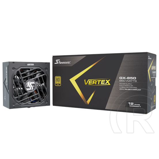Seasonic Vertex GX tápegység (850 W, 80+ Gold, ATX)