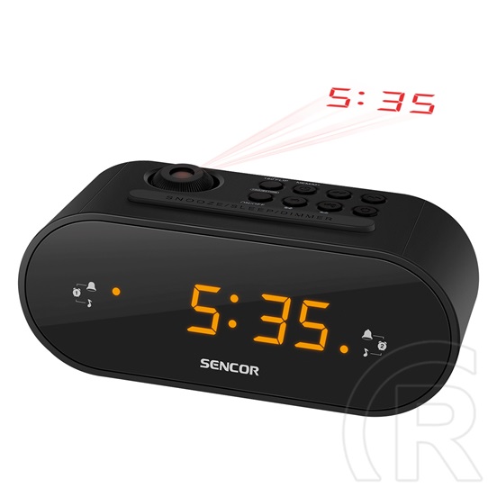 Sencor SRC 3100 B rádiós ébresztőóra (fekete)