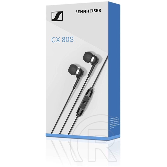 Sennheiser CX 80S mikrofonos fülhallgató (fekete)