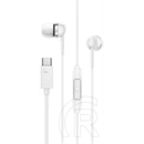 Sennheiser CX 80U White mikrofonos fülhallgató (USB-C, fehér)
